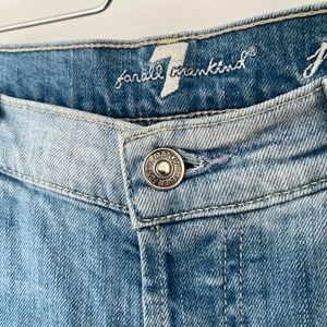 7 For All Mankind Light Blue Denim Jeans